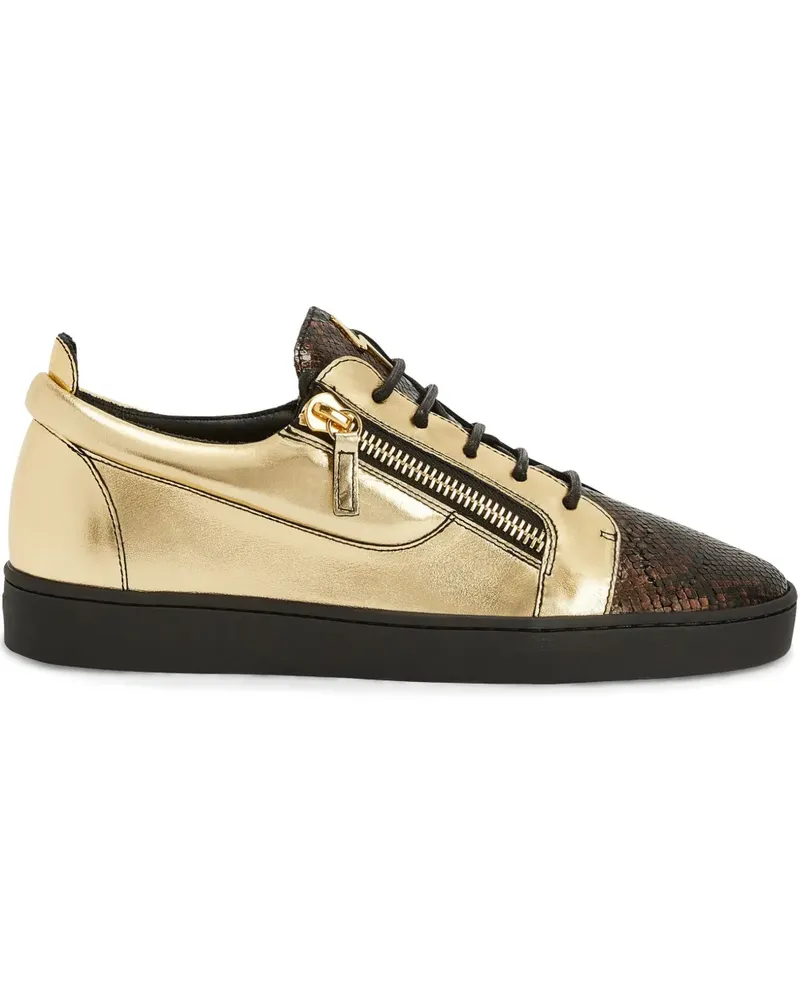 Giuseppe Zanotti Frankie Sneakers - Gold Gold