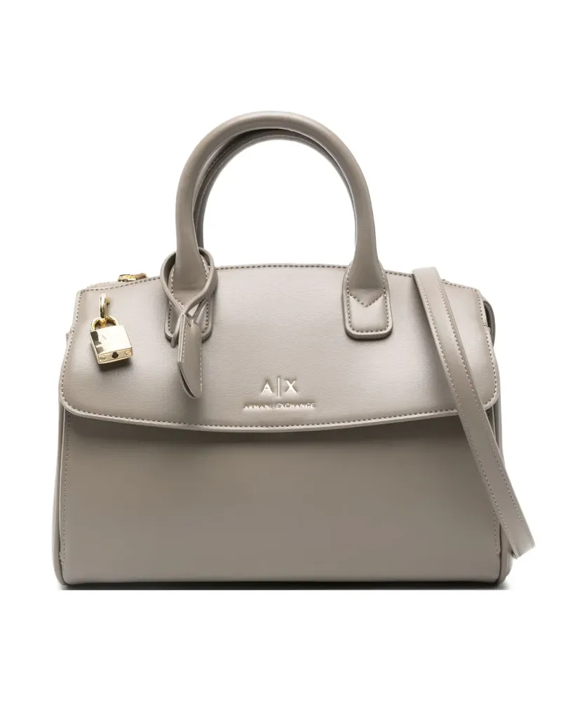 Armani Exchange ASV Trunk Tote Bag - Nude Nude