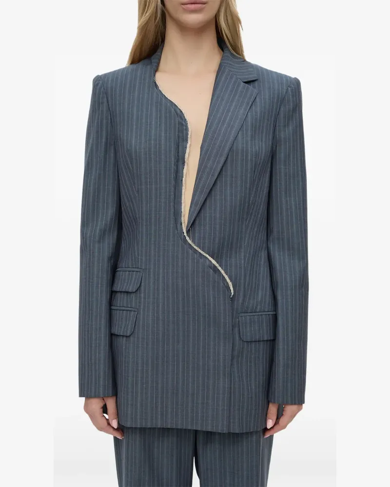 Christopher Esber Redux pinstripe trousers - Blau Blau