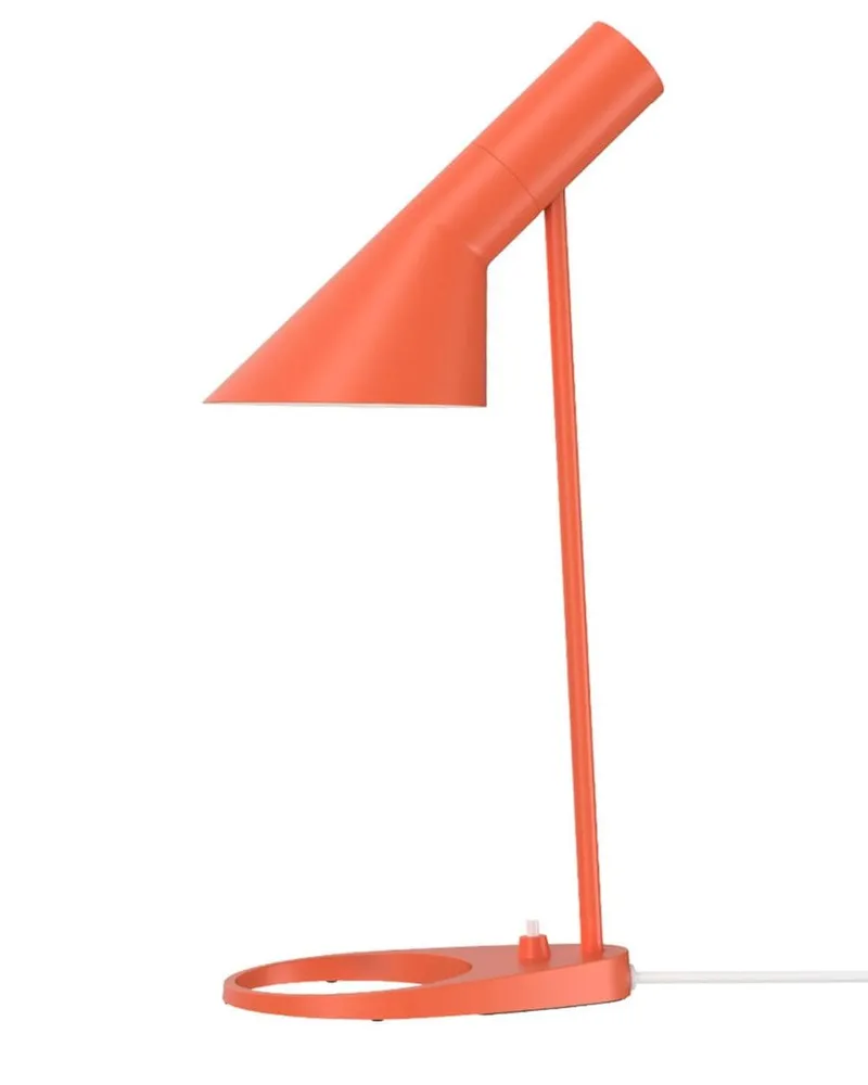 Louis Poulsen AJ Mini Tischlampe aus Stahl - Orange Orange