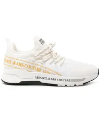 Versace Jeans Dynamic Sneakers mit Logo-Riemen Weiß