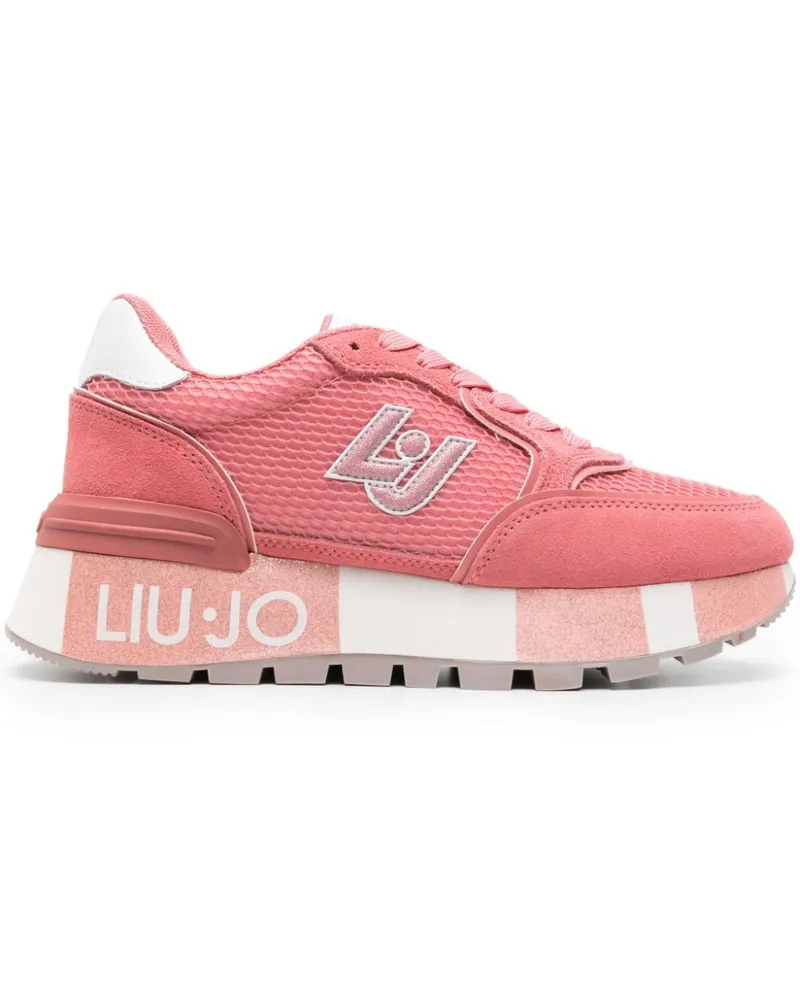 Liu Jo Amazing 25 Flatform-Sneakers Rosa