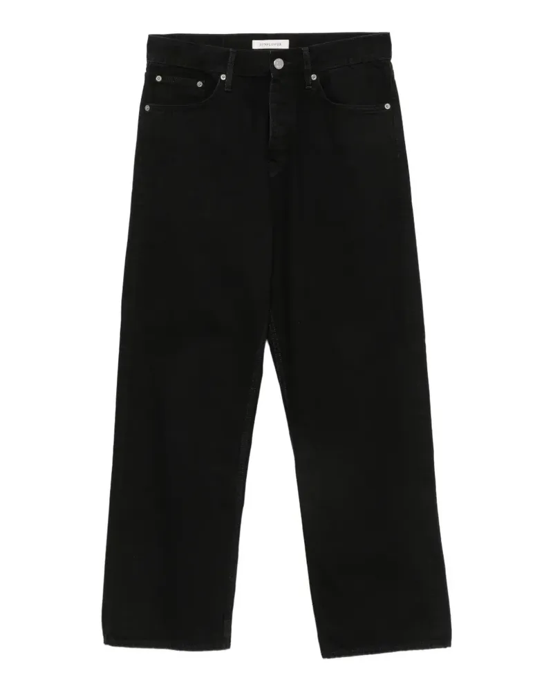 Sunflower Lockere Straight-Leg-Jeans - Schwarz Schwarz