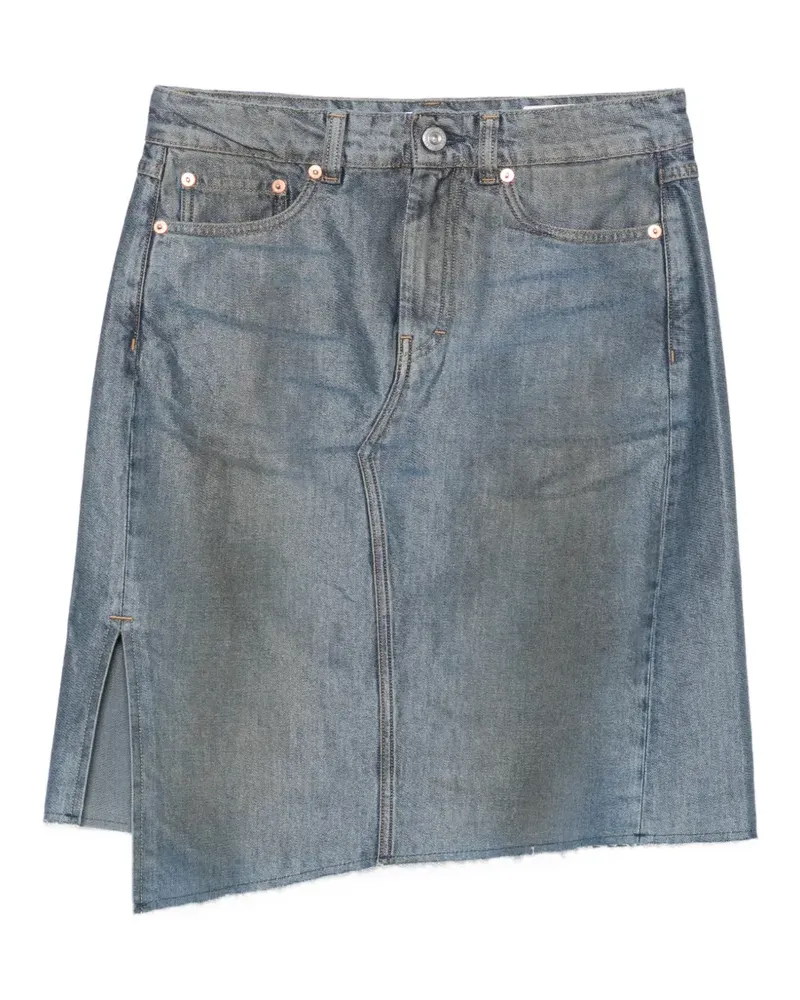 Our Legacy Craft asymmetric skirt - Blau Blau