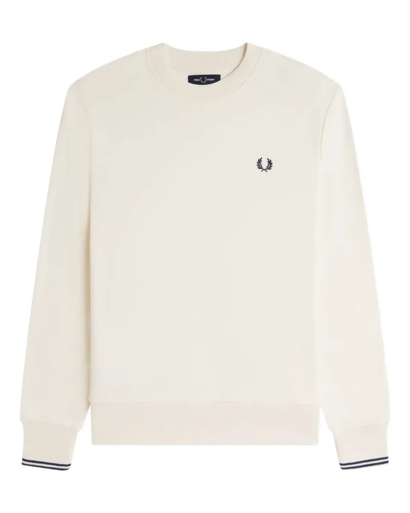 Fred Perry Sweatshirt mit Logo-Stickerei - Nude Nude