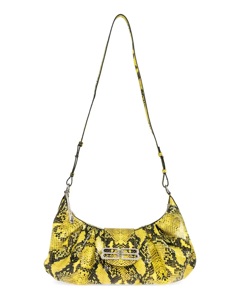 Balenciaga medium Pamela logo-detail shoulder bag - Gelb Gelb