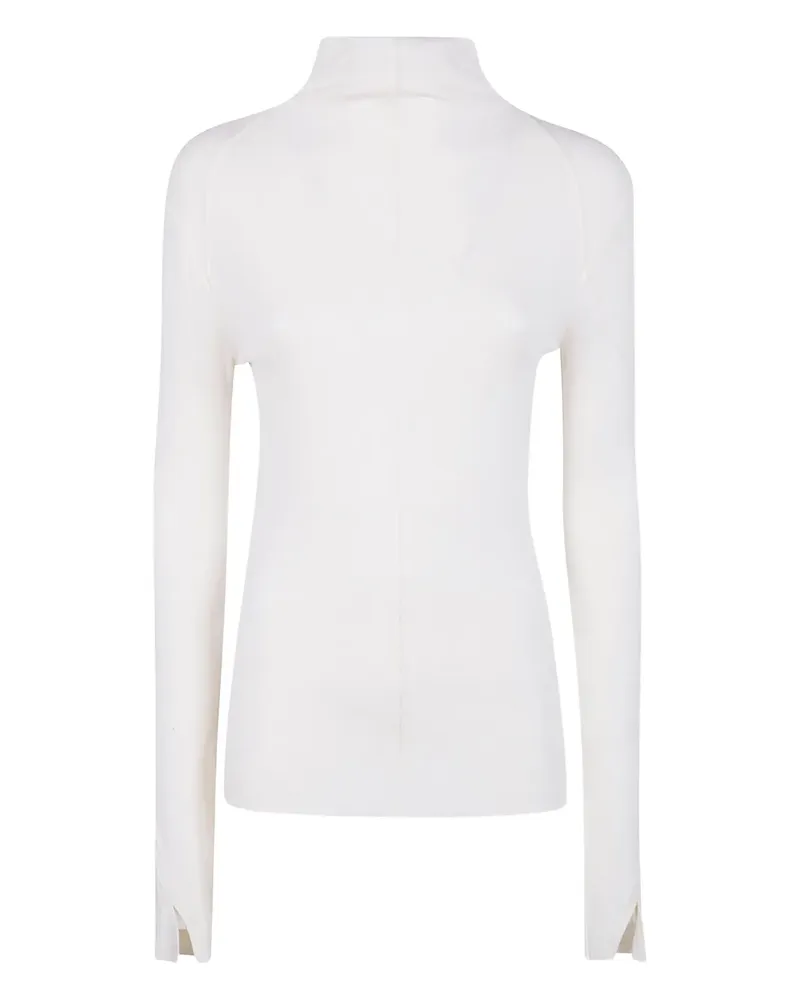 THOM KROM Pullover mit Rollkragen - Weiß Weiß