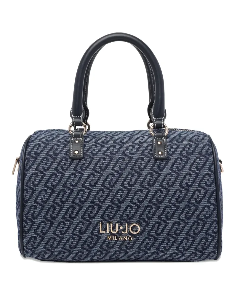 Liu Jo Tote Bag mit Logo-Muster - Blau Blau