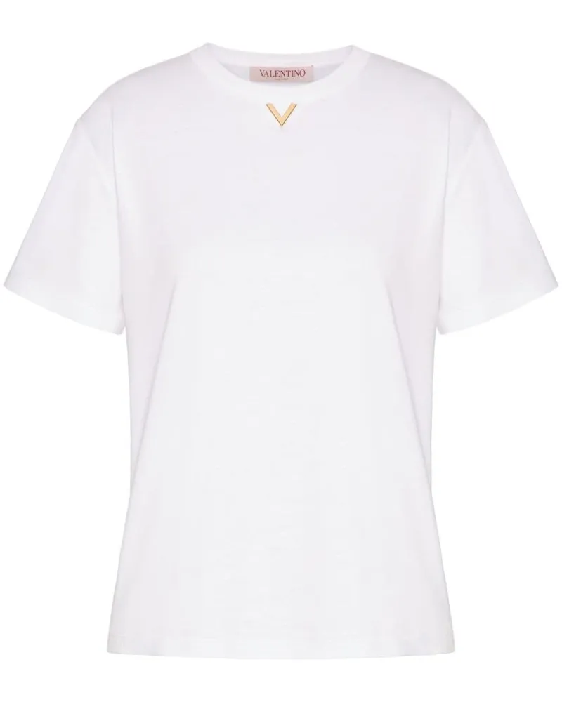 Valentino Garavani VGold T-Shirt Weiß