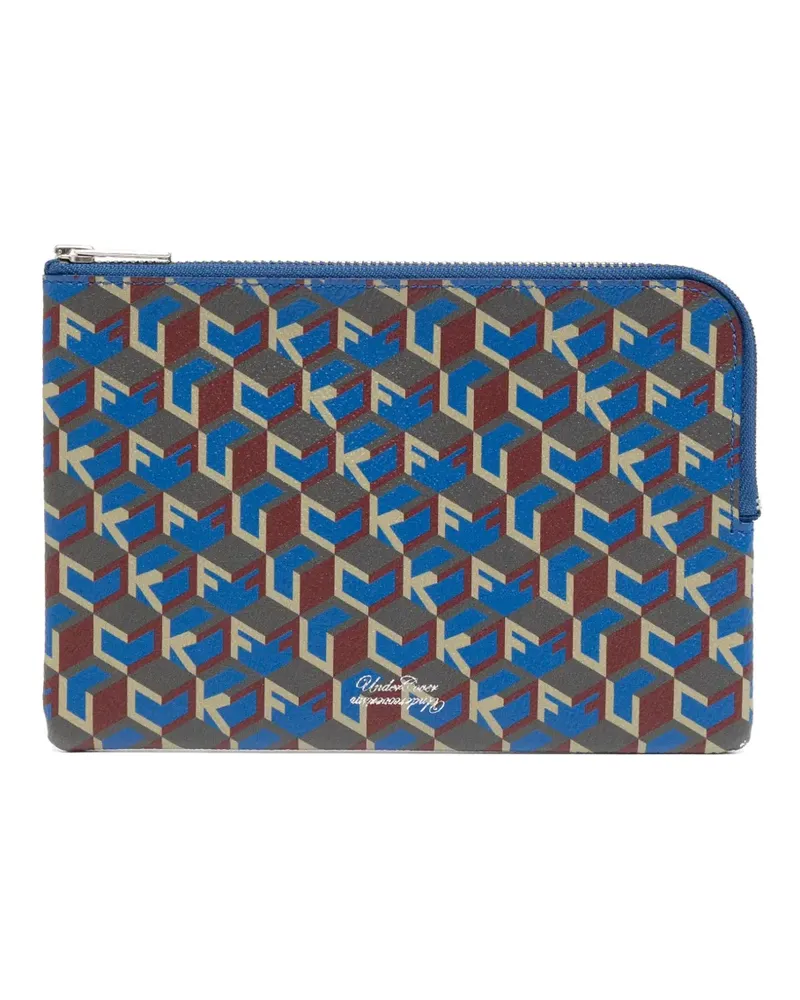 Undercover Portemonnaie mit grafischem Print - Blau Blau