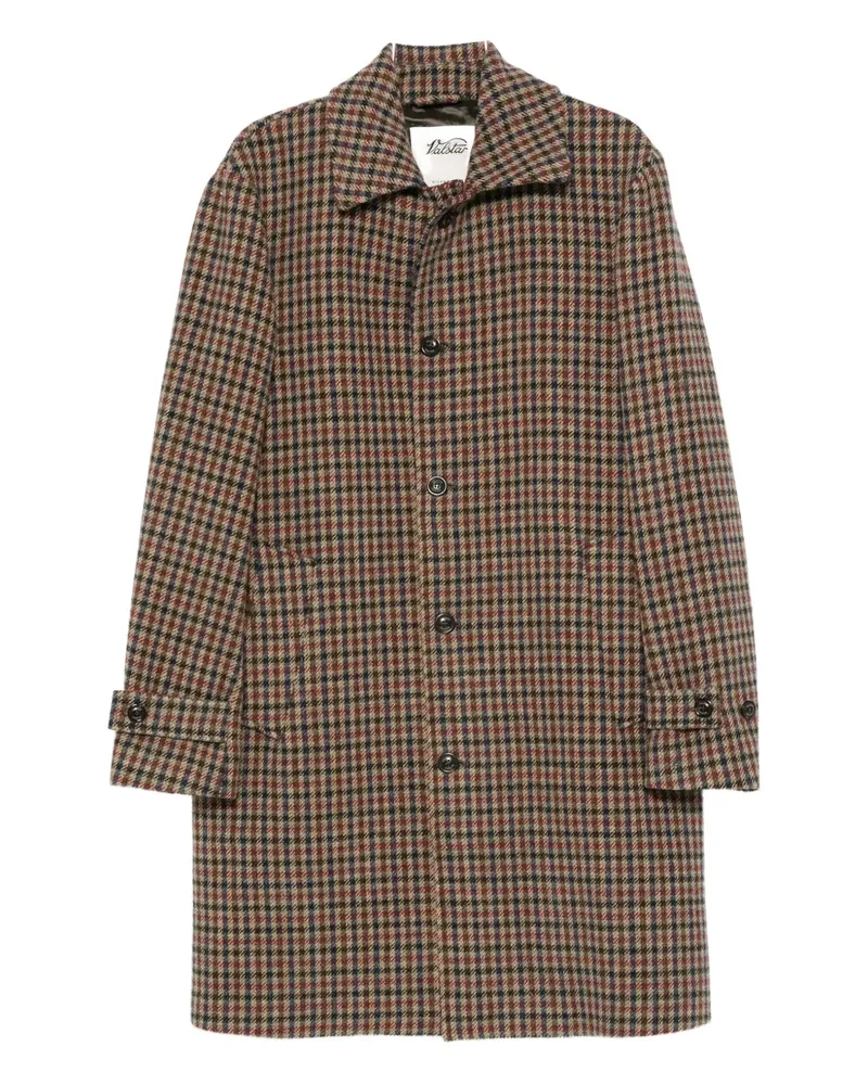 Valstar Karierter Mantel - Nude Nude