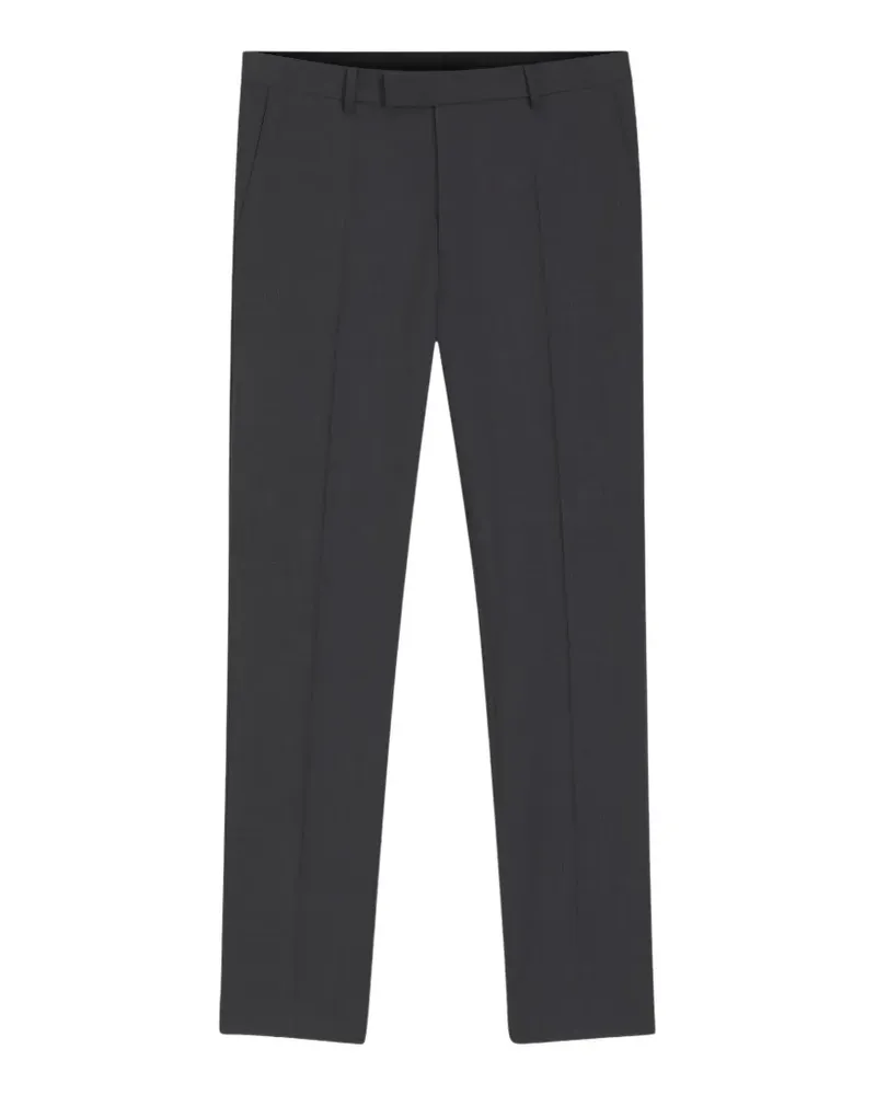 HUGO BOSS slim-fit tailored trousers - Grau Grau