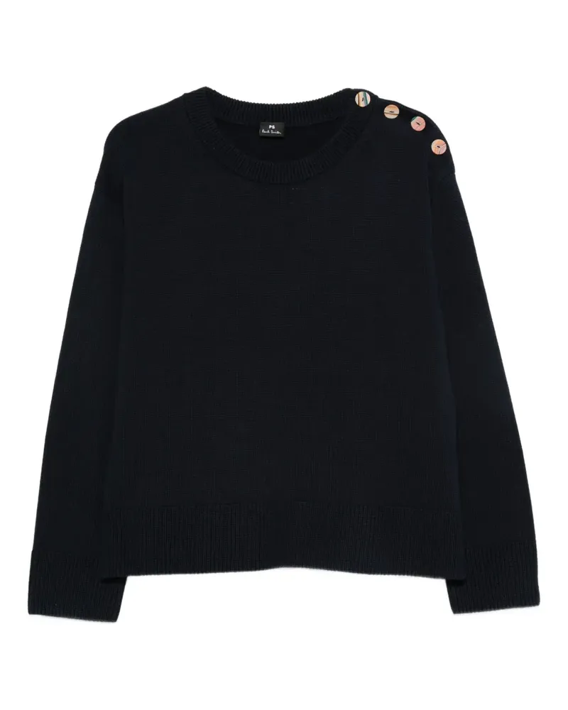 Paul Smith Pullover mit Knopfdetail - Blau Blau