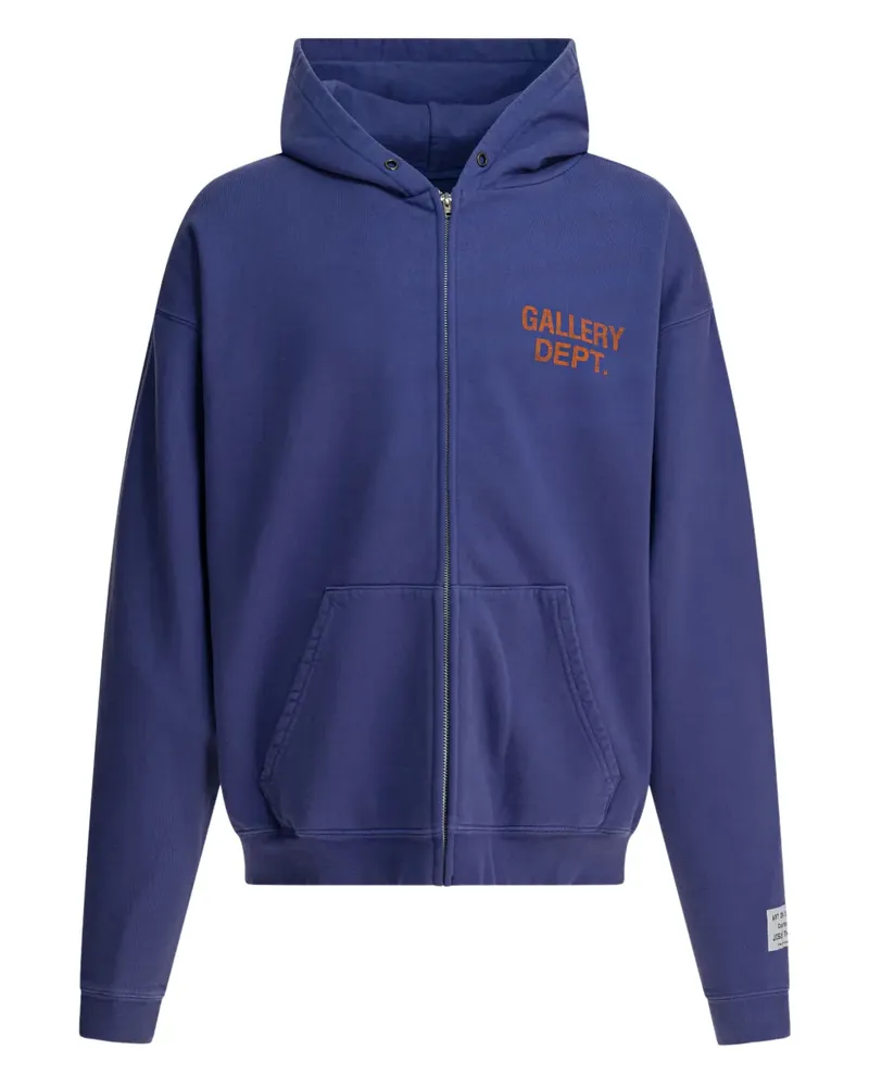 GALLERY DEPT. zip hoodie - Blau Blau