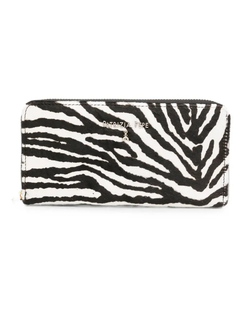 Patrizia Pepe Portemonnaie mit Print - Weiß Weiß
