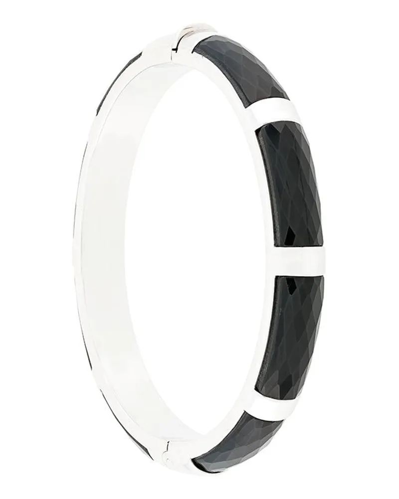 Monan Klassisches Silberarmband - Schwarz Schwarz