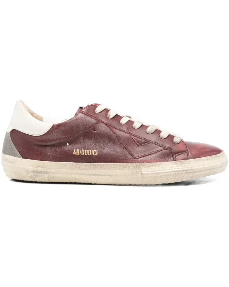 4B12 Suprime Sneakers mit Einsätzen - Rot Rot