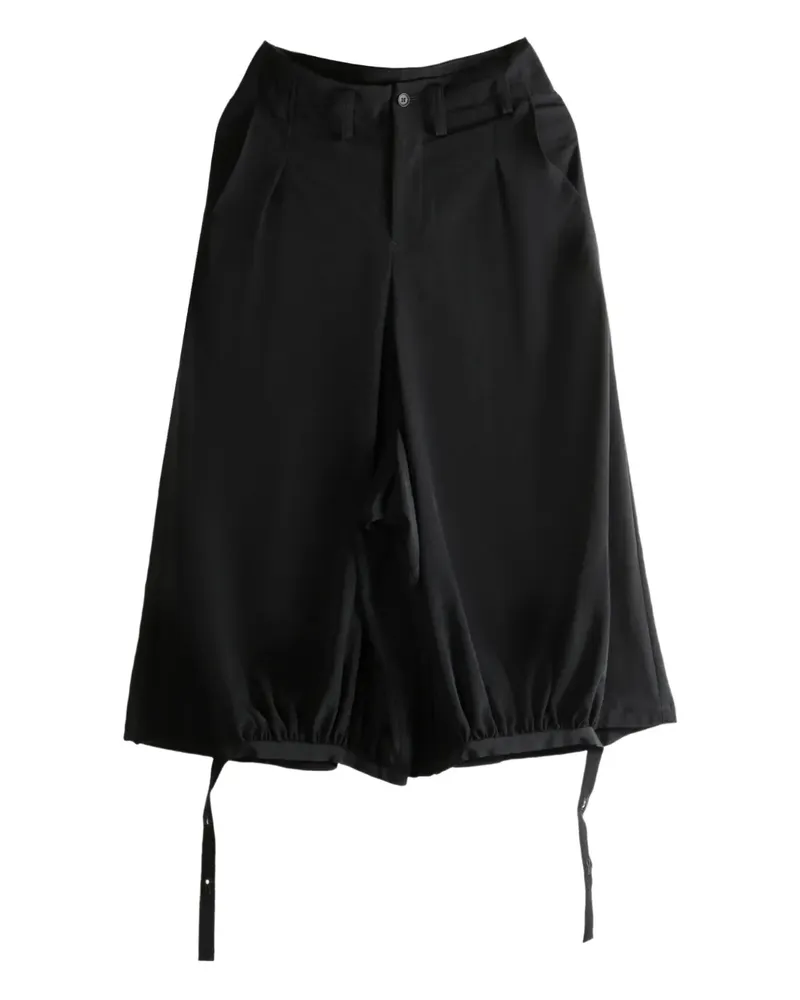 Yohji Yamamoto pleated balloon trousers - Schwarz Schwarz