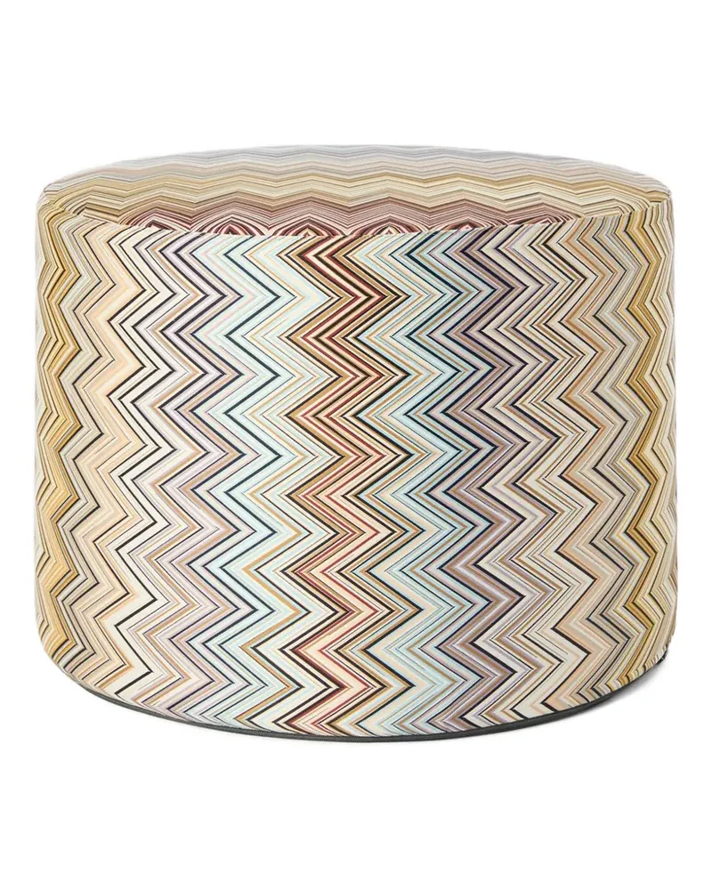 Missoni Home Jarris Jacquard-Hocker mit Zickzackmuster - Nude Nude