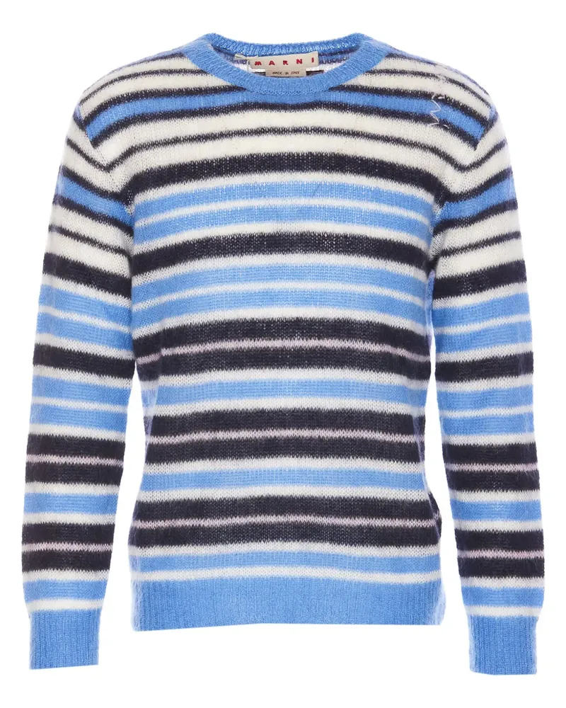 Marni Gestreifter Pullover - Blau Blau
