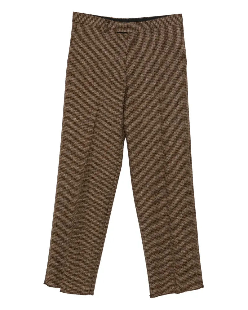 Emporio Armani checkered trousers - Braun Braun