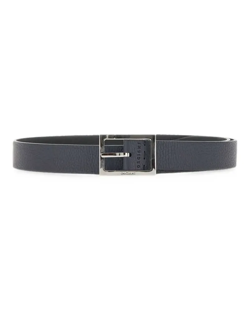 Orciani Wendbarer Dollaro Double Gürtel - Blau Blau