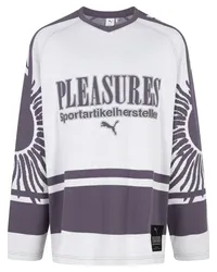 Puma x Pleasures Hockey-Sweatshirt Weiß