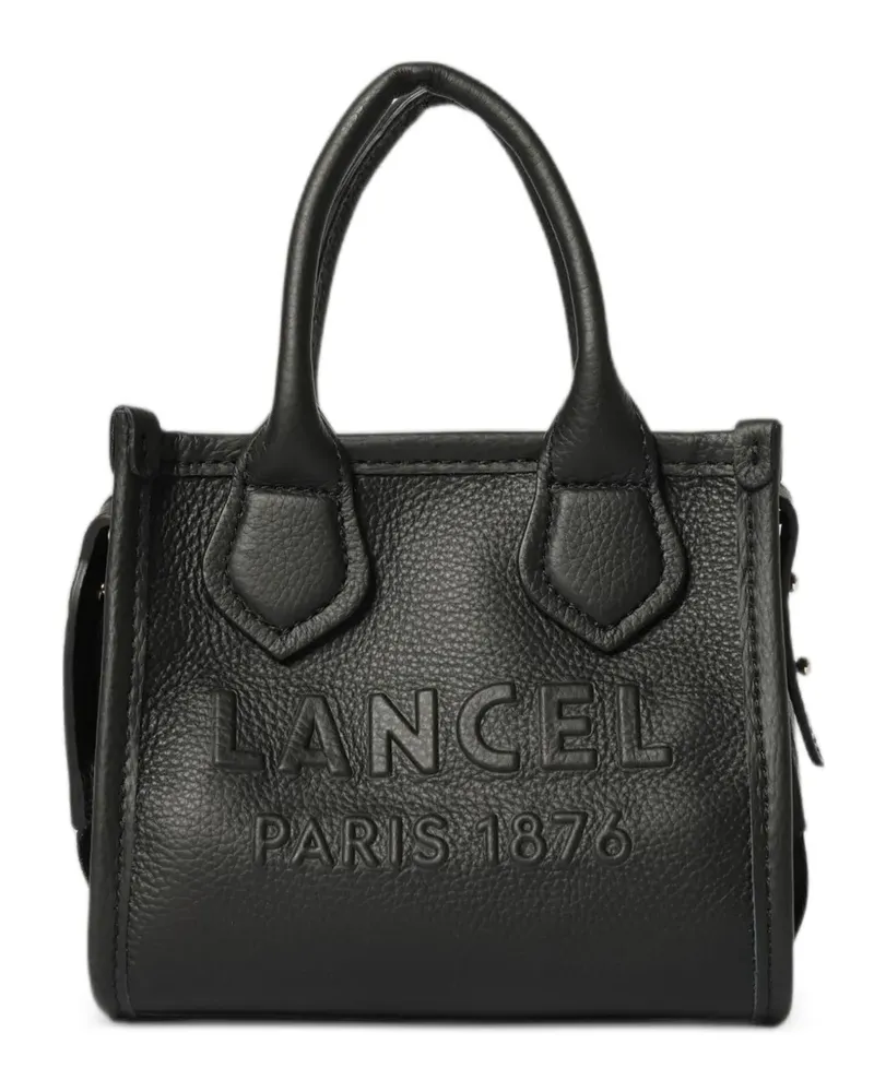 Lancel Jour grained leather shoulder bag - Schwarz Schwarz