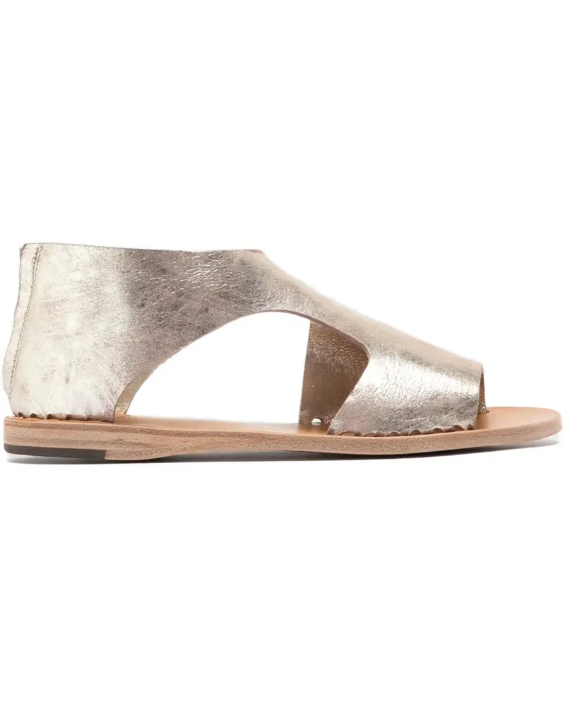 Officine Creative Italia Sandalen im Metallic-Look - Silber Silber