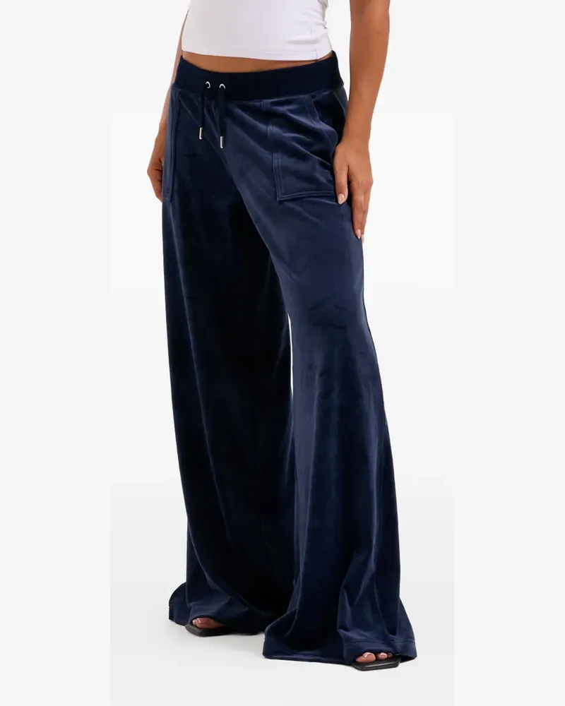 Juicy Couture wide-leg track pants - Blau Blau