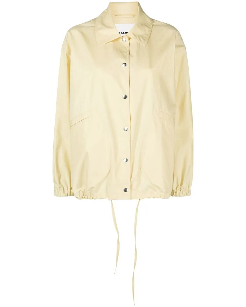 Jil Sander Jacke mit Logo-Print - Gelb Gelb