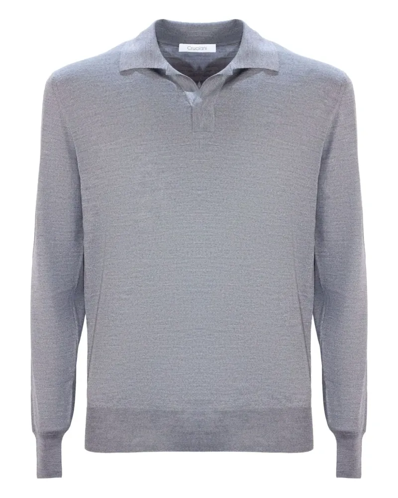 Cruciani Langärmeliger Pullover - Grau Grau