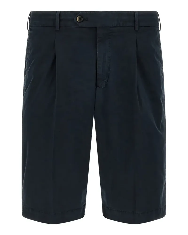PT TORINO buttoned pleated shorts - Blau Blau