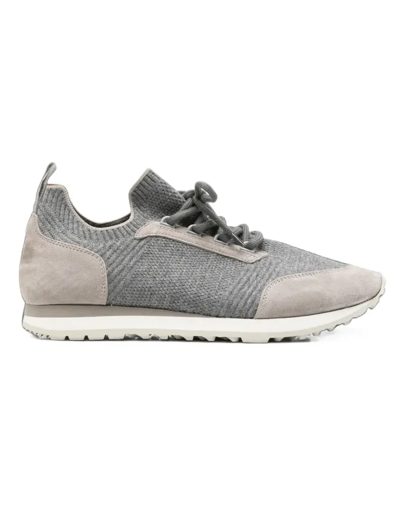 Eleventy Sneakers mit gestrickten Einsätzen - Grau Grau