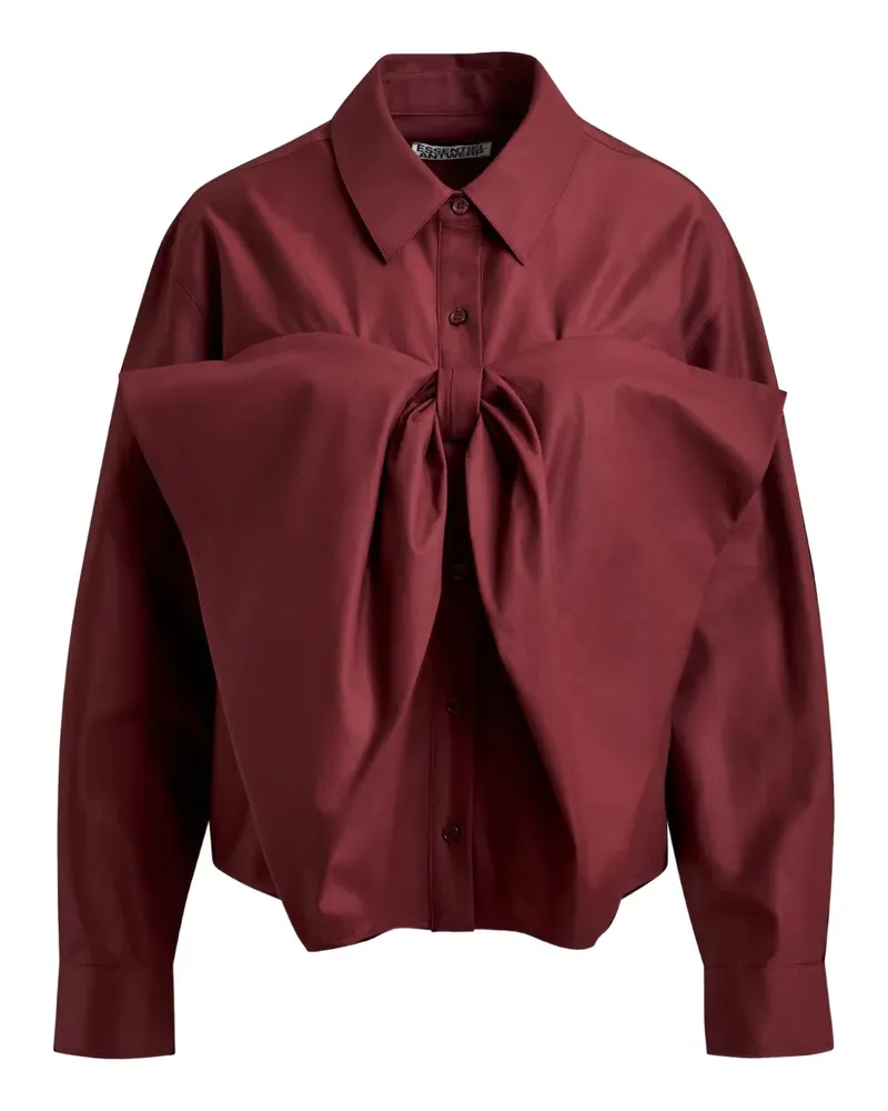 Essentiel Ibow Hemd mit Schleifendetail - Rot Rot