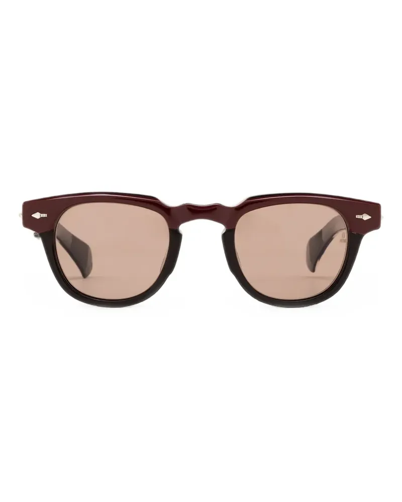 Jacques Marie Mage Wahkan Sonnenbrille mit rundem Gestell - Rot Rot