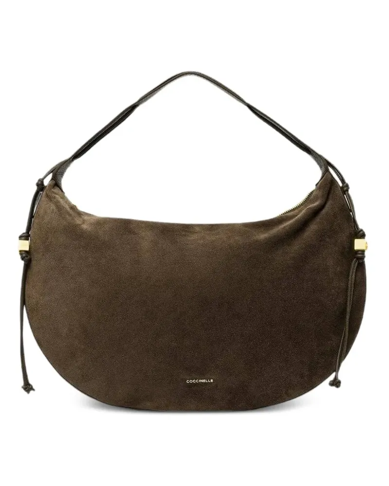 Coccinelle Schultertasche aus Wildleder - Braun Braun
