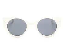 Runde Sonnenbrille mit Eyelike-Motiv