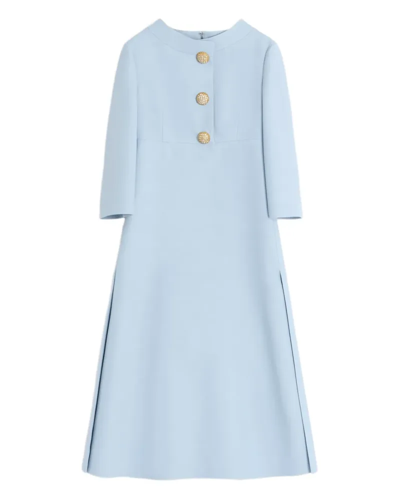 Valentino Garavani Crepe Couture Midikleid - Blau Blau