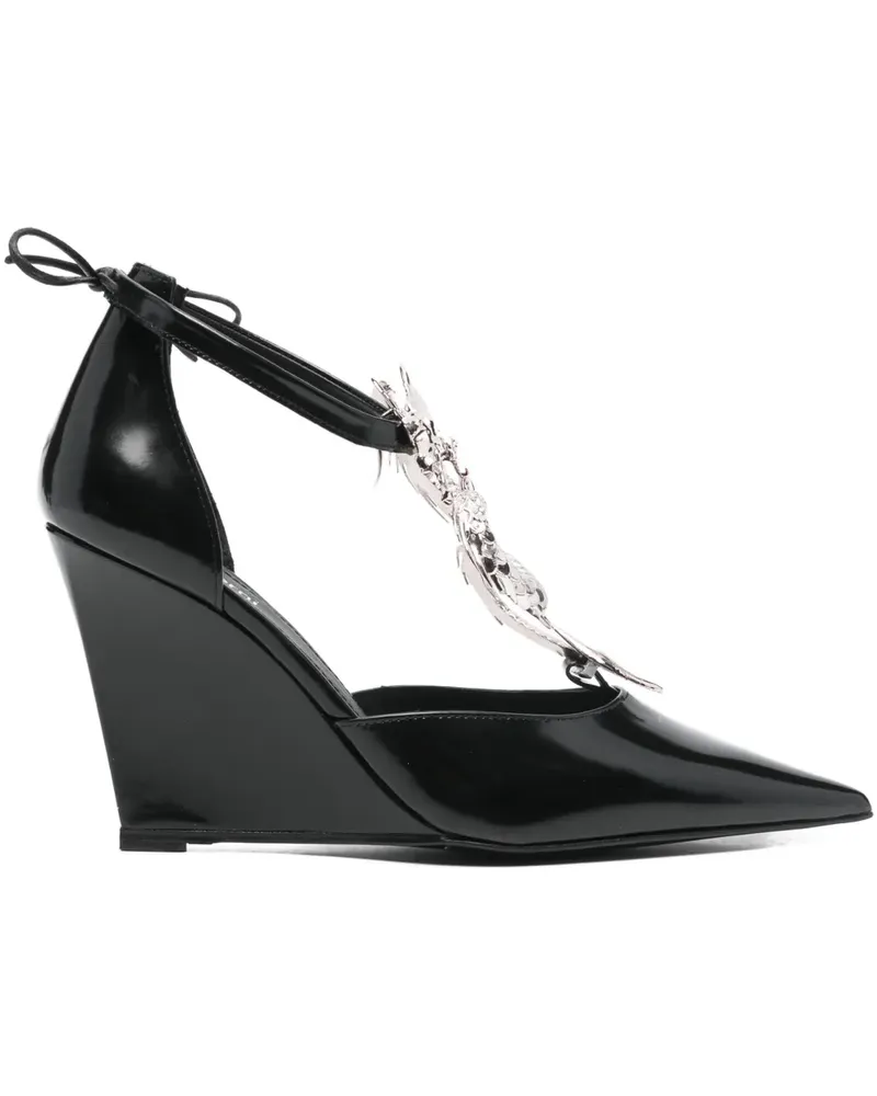 COPERNI 95mm dragon wedge-heel pumps - Schwarz Schwarz