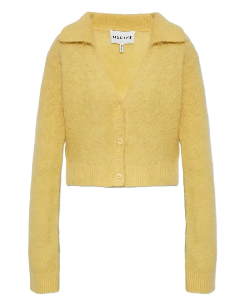 MUNTHE Roxas button-up cardigan - Gelb Gelb