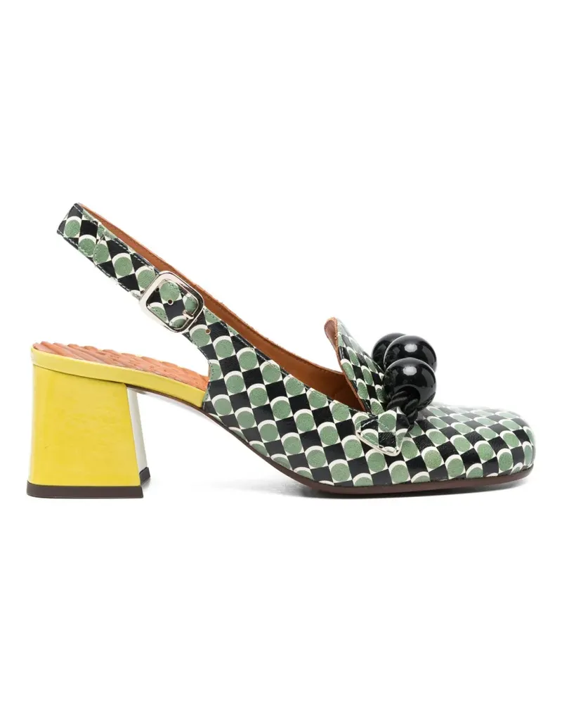 Chie Mihara Moby Sphere Pumps mit Print - Schwarz Schwarz