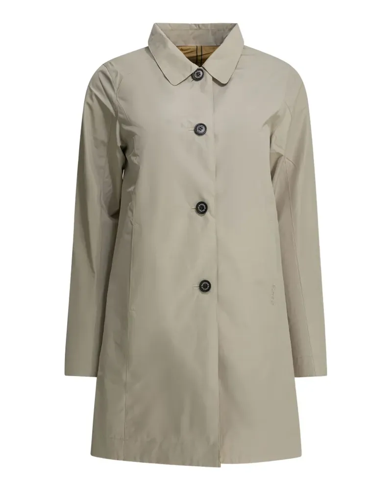 Barbour Wendbarer Mantel mit Schottenkaro - Grau Grau