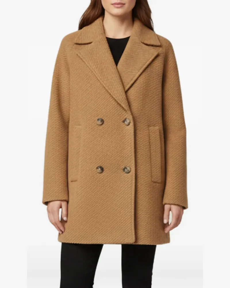 Max Mara Doppelreihiger Mantel - Braun Braun