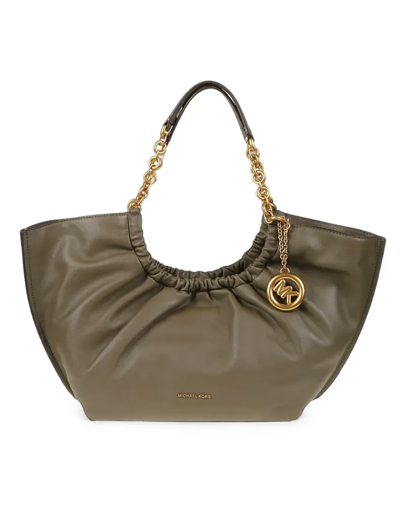 Michael Kors Geraffter Tote Bag - Grün Grün