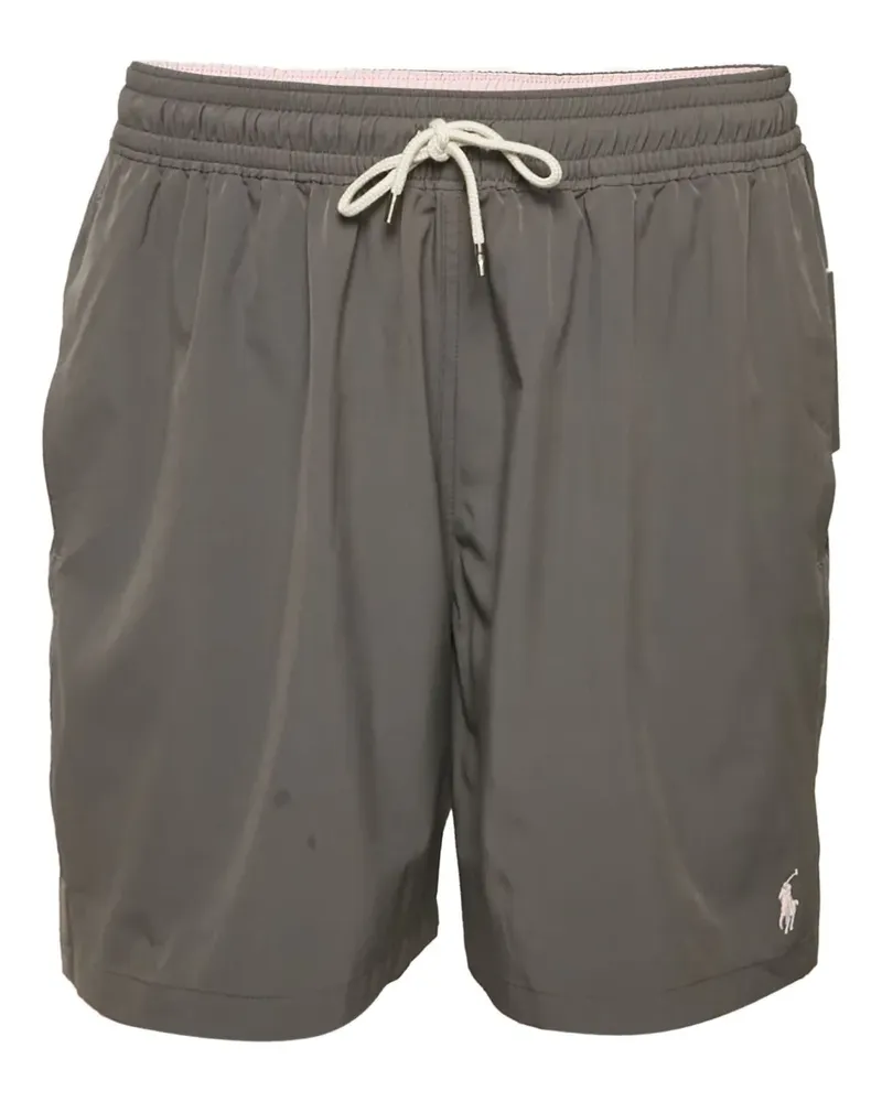 Ralph Lauren Badeshorts mit Kordelzug - Grau Grau