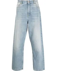 Alanui Ausgeblichene Straight-Leg-Jeans Blau