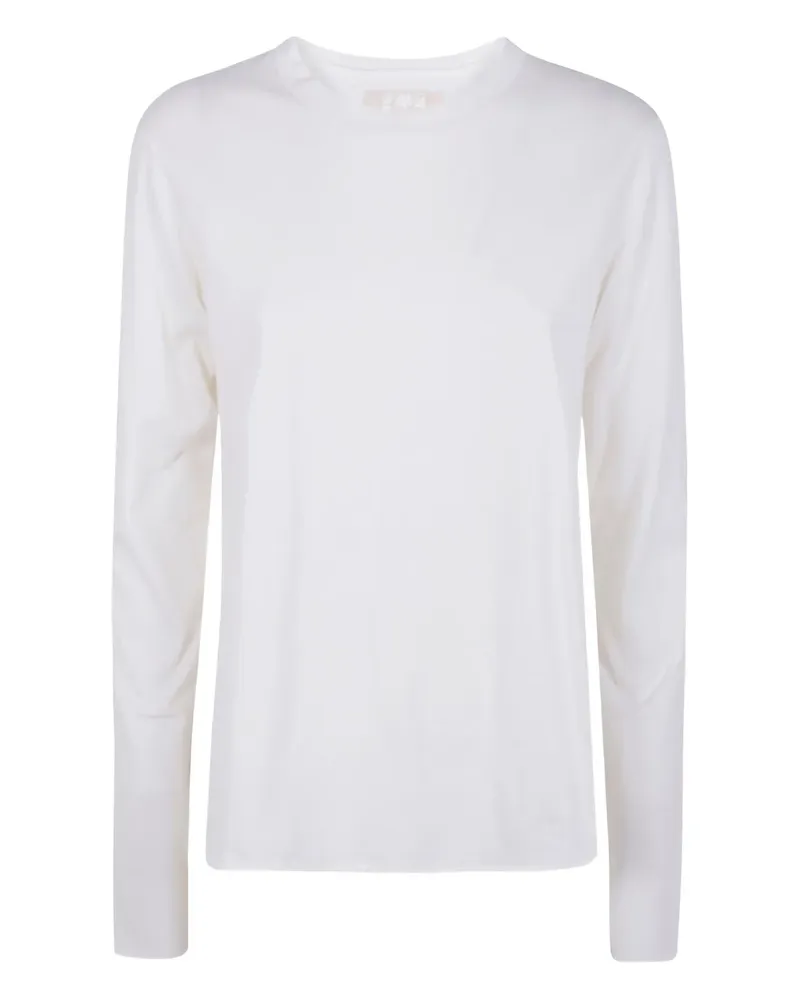 LABO.ART Langarmshirt aus Baumwolle - Weiß Weiß