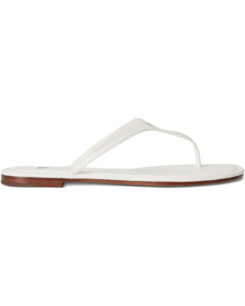 Ralph Lauren Sandalen mit Logo - Weiß Weiß