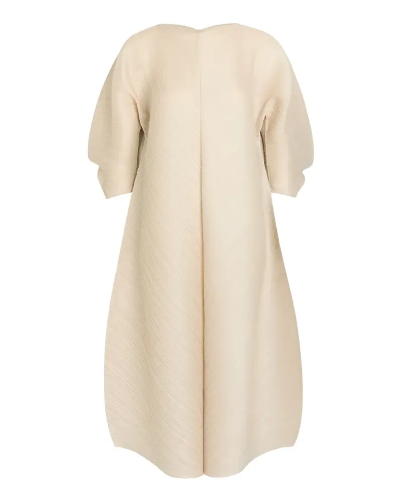 Issey Miyake Kokon-Midikleid mit Falten - Nude Nude